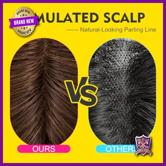 Human Hair Topper Silk Base 150% Density 10 Inch for Thinning Hair main image 5